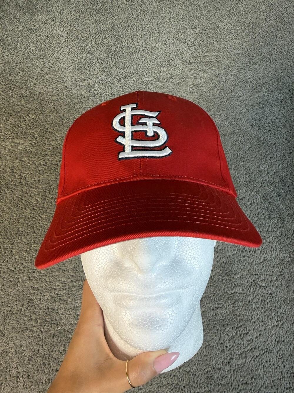 St. Louis Cardinals Hat Cap Snap Back Mens One Size Red MLB Baseball '47
